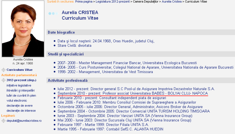 aurora cristea cv